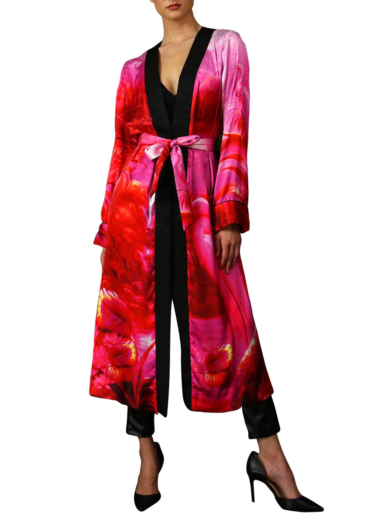 "Kyle X Shahida" "colorful kimono" "silk robes and kimonos" "silk robes for women" "washable silk robe"