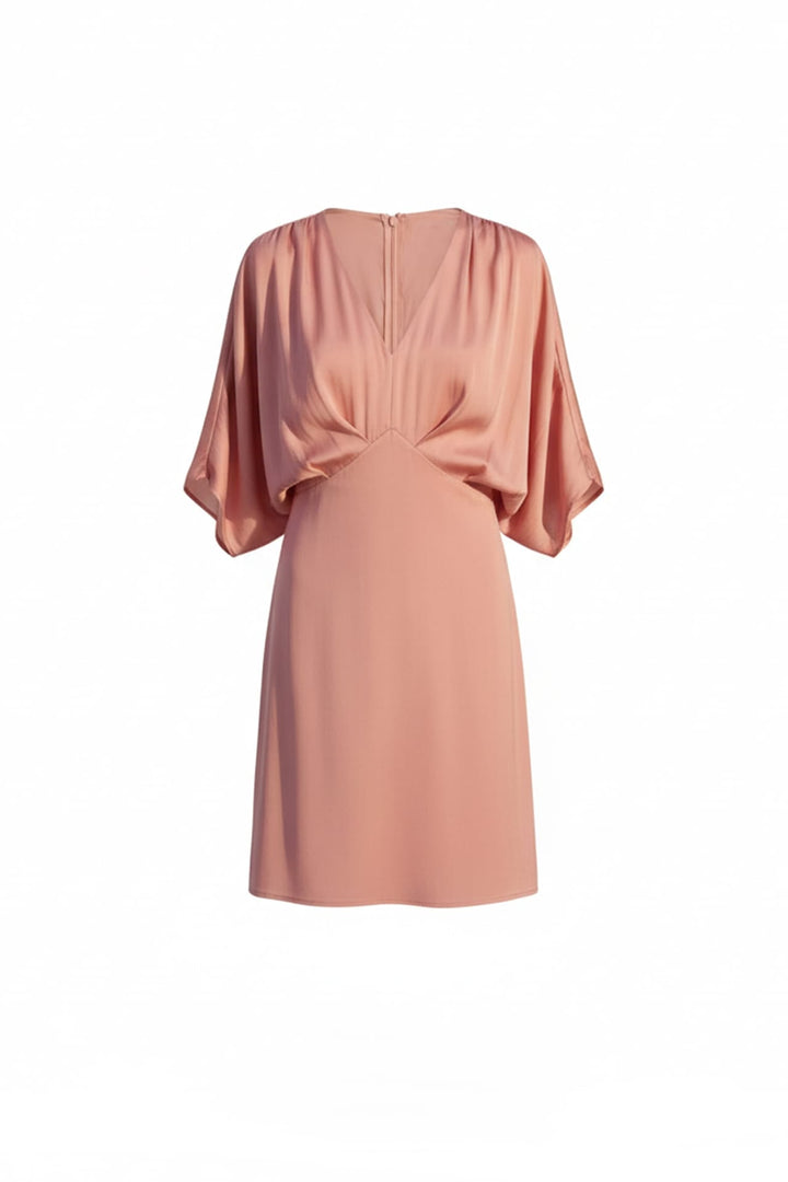 Shahida Parides,
pleated v-neck party dress,
mini pleated v-neckline dress,
elegant pleated mini dress,