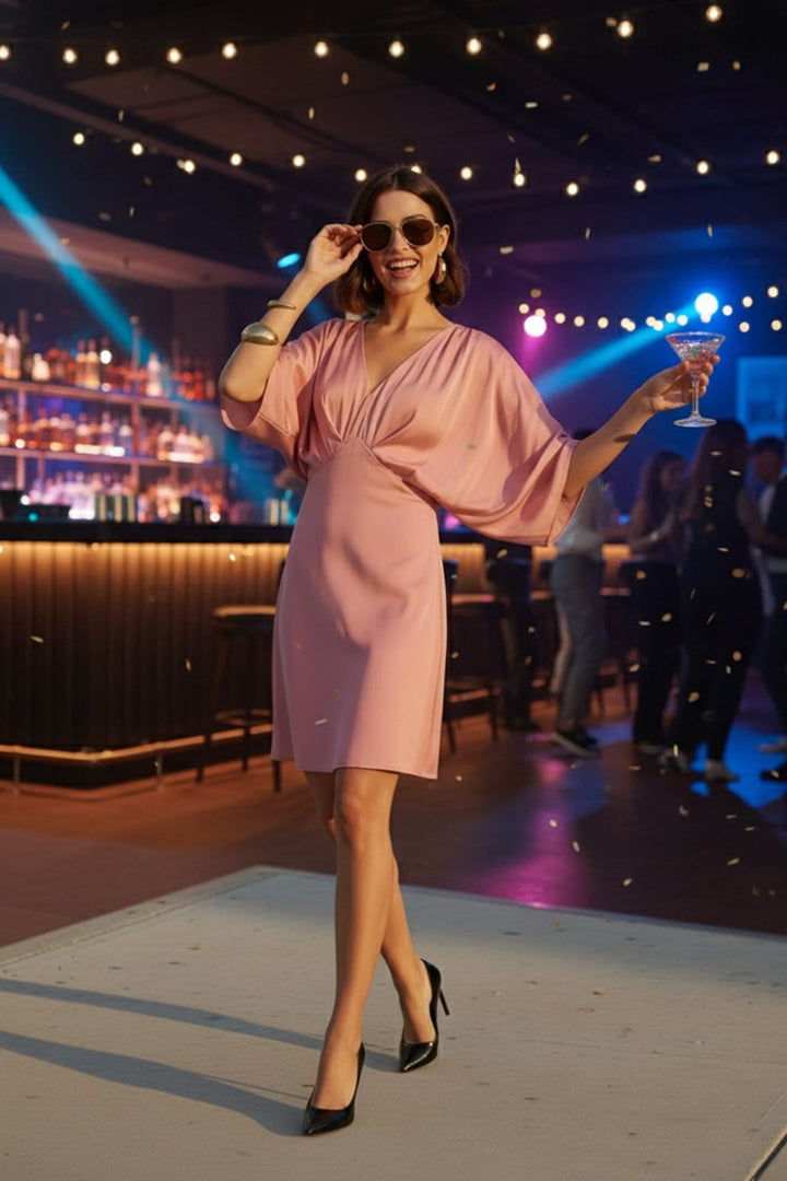 Shahida Parides,
pleated mini dress for date night,
classic pleated short dress,
feminine pleated mini outfit,