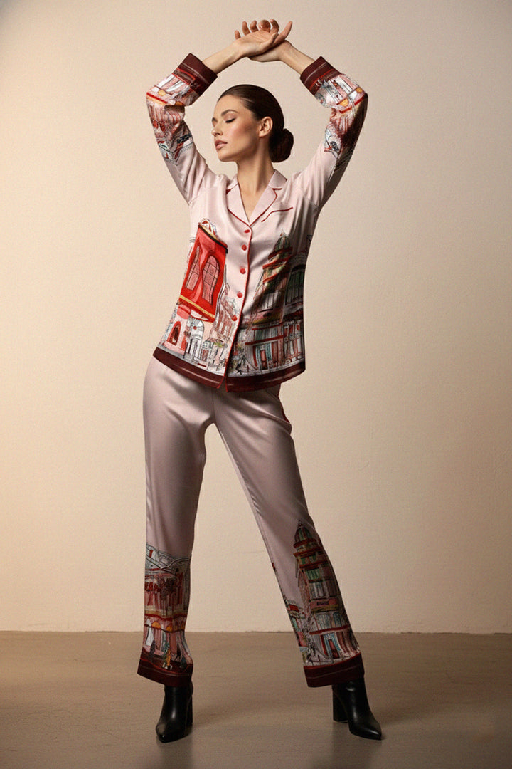 plus size western top, designer printed shirt, rodeo drive pattern, Kyle Shahida women wear, basic stylish shirt