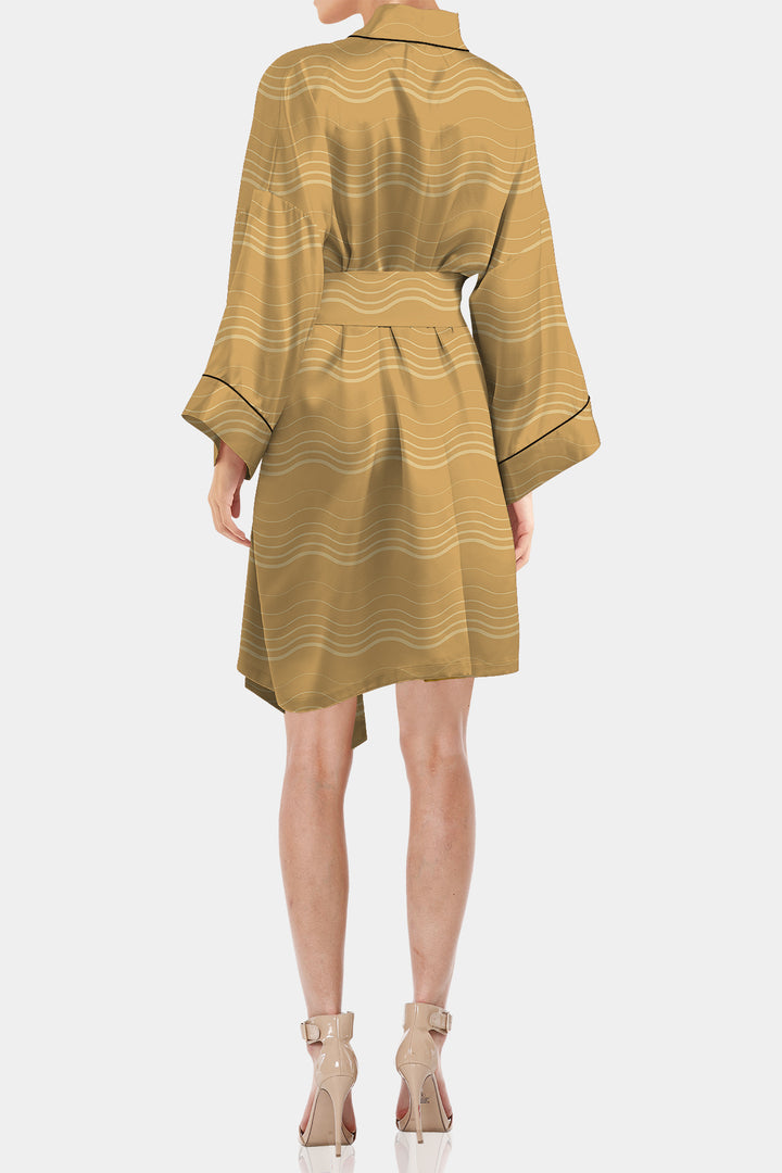 Kyle X Shahida, short robes for women, short robes, short kimono robe,