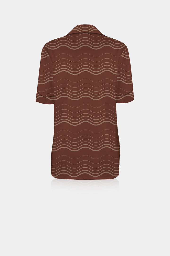 Kyle X Shahida,
printed shirt,
plus size tops for women,
party tops for women,