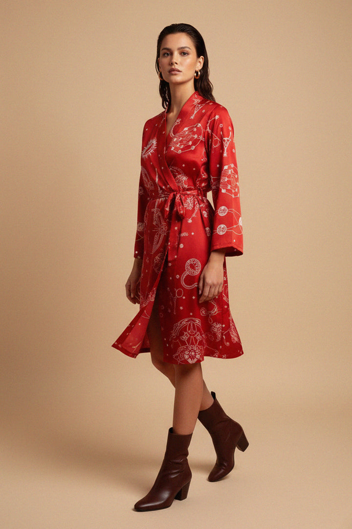 casual wear, stylish robe, summer fashion, elegant kimono, Kyle X Shahida, designer robe