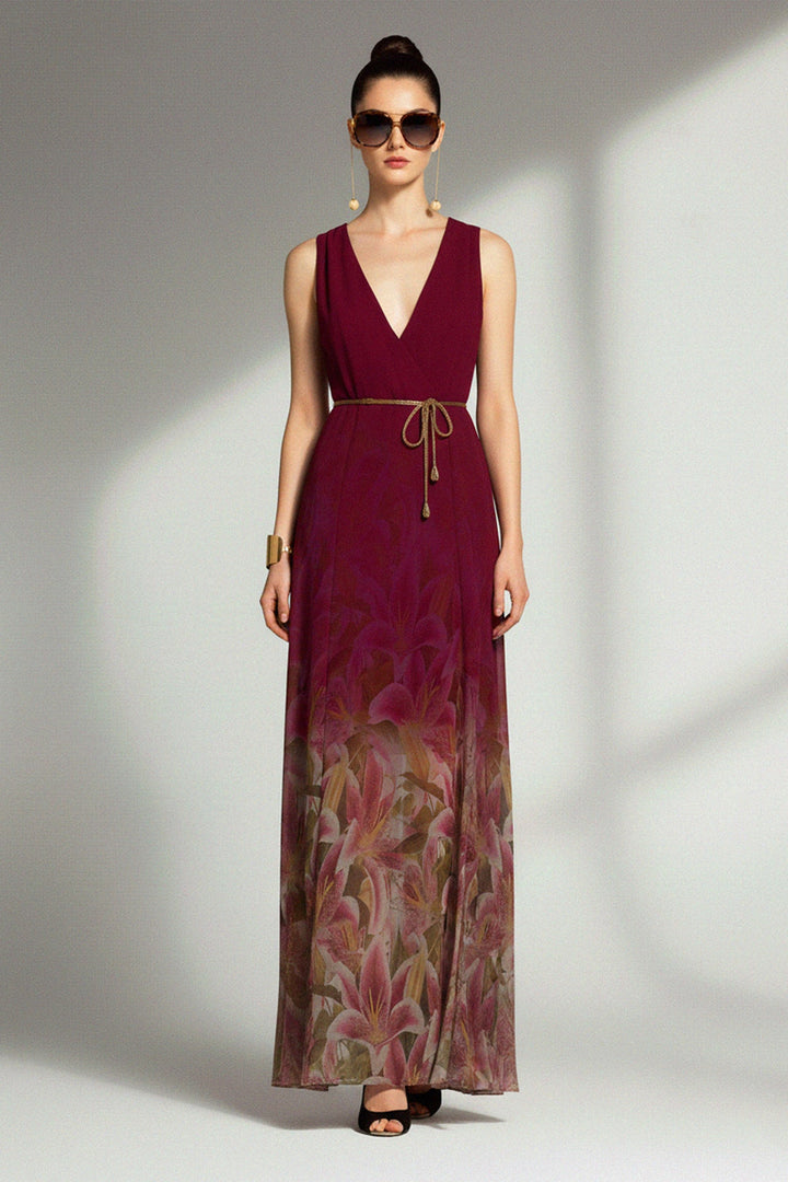 maxi dresses,
Maxi Dress, Shahida,
maxi clothes,
low v dress,