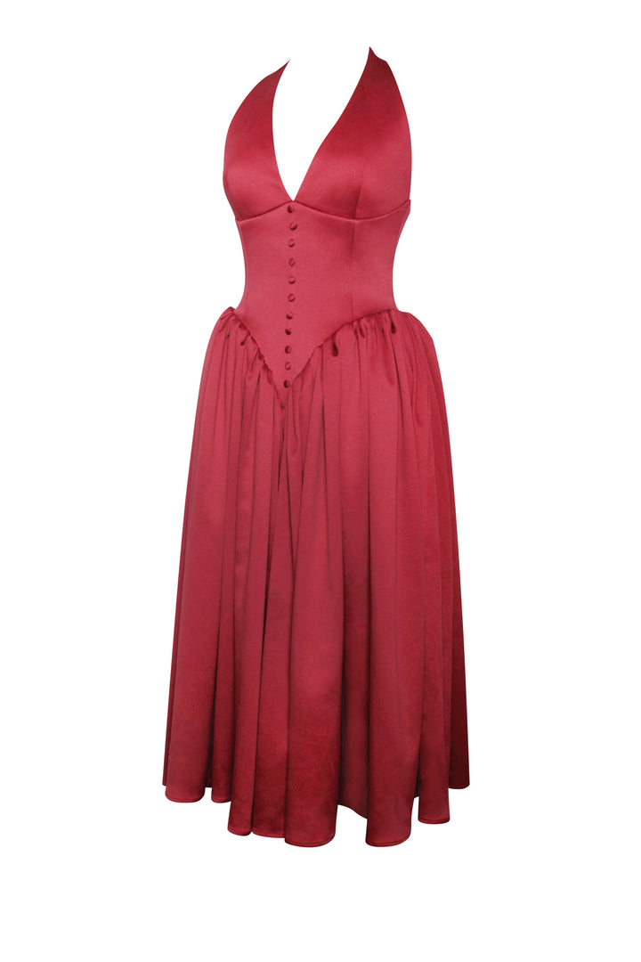 Designer Halter Cocktail Dress | Plunge Neck Dresses | Kyle X Shahida XL Designer Halter Cocktail Dress | Plunge Neck Dresses | Kyle X Shahida XL