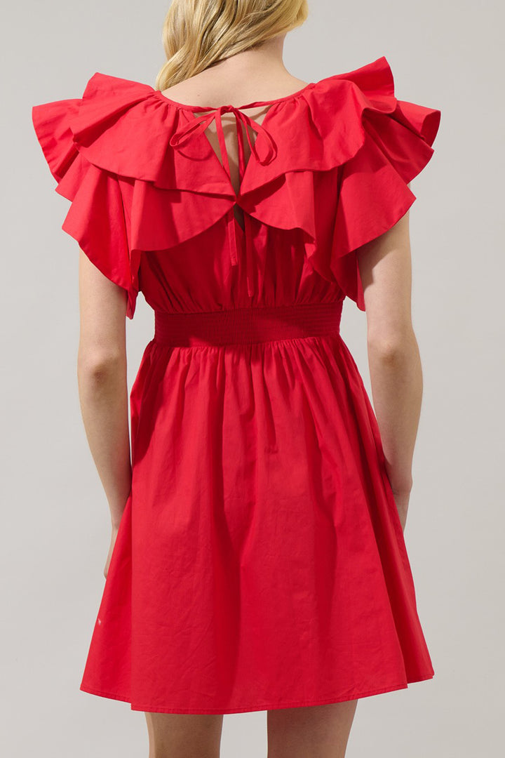 Designer Red Dress For Women | Short Party Dresses | Kyle X Shahida XL Designer Red Dress For Women | Short Party Dresses | Kyle X Shahida XL