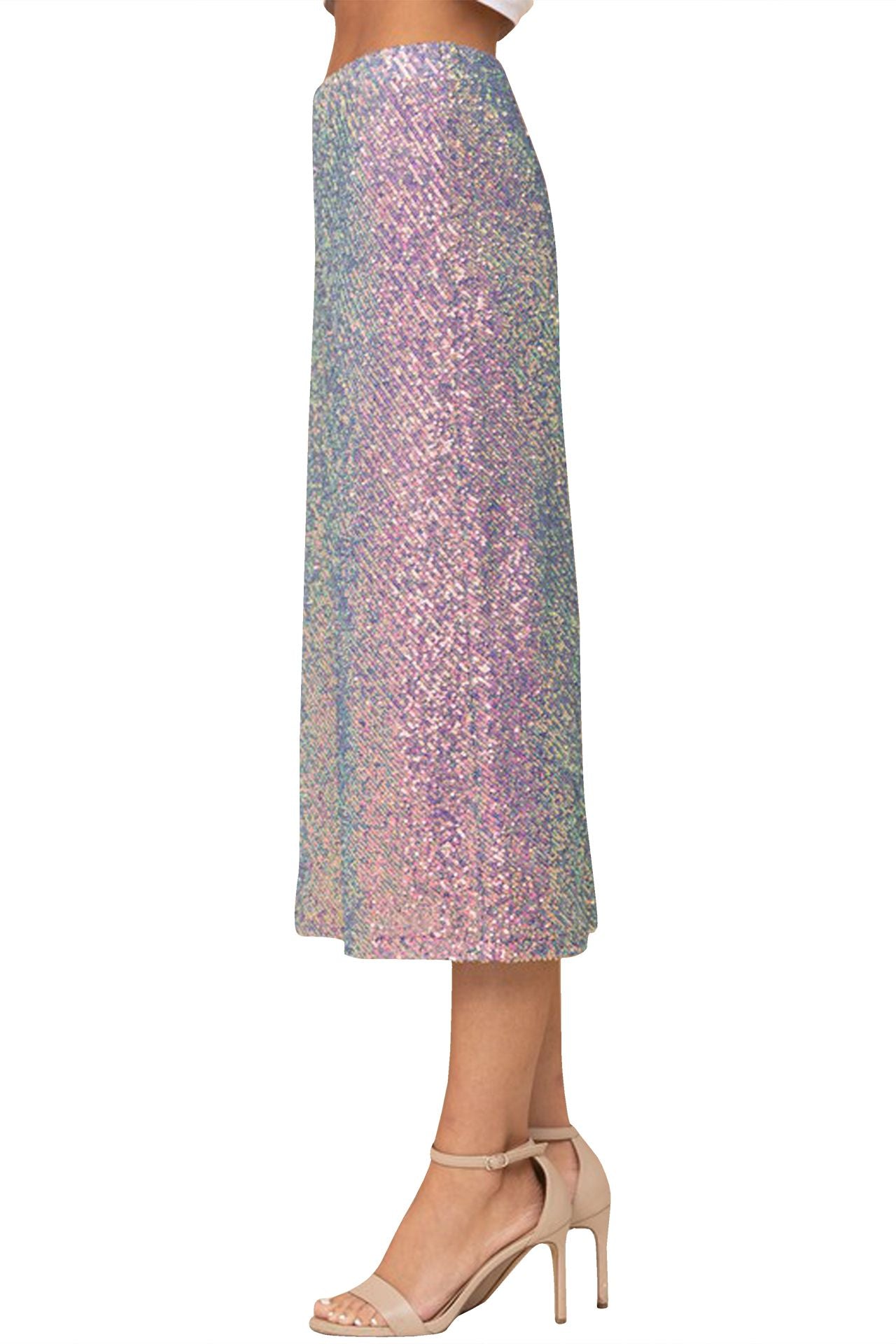 "sequin womens skirt" "purple sequin skirt" "Kyle X Shahida" "skirt with sequins" "sequin skirt"
