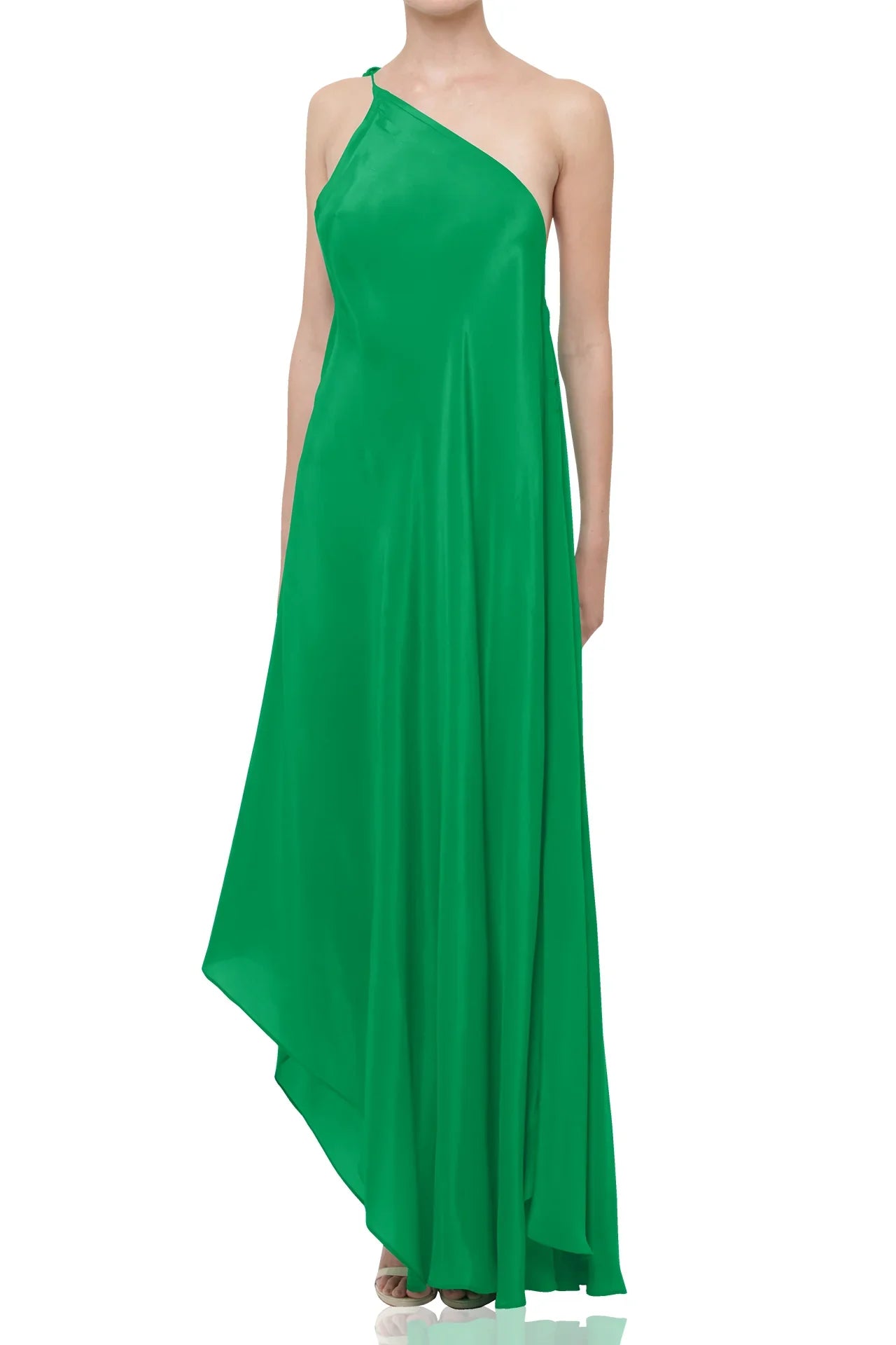 Designer Emerald Green Dresses | Floor Length Dress | Shahida Parides