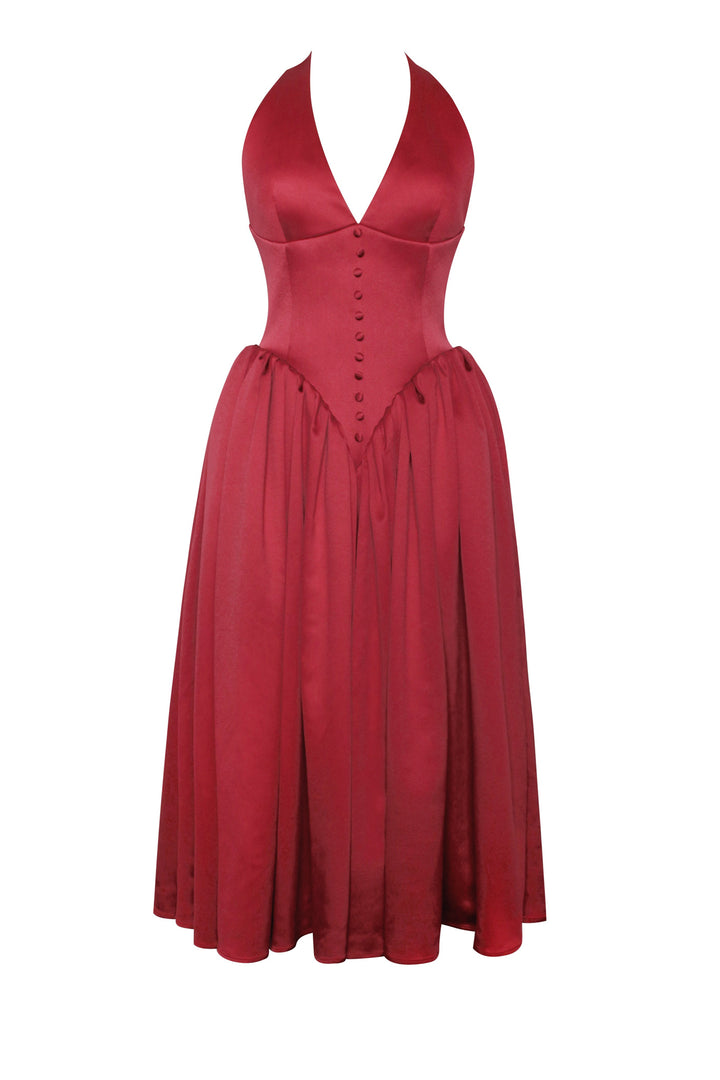 Designer Halter Cocktail Dress | Plunge Neck Dresses | Kyle X Shahida XL Designer Halter Cocktail Dress | Plunge Neck Dresses | Kyle X Shahida XL