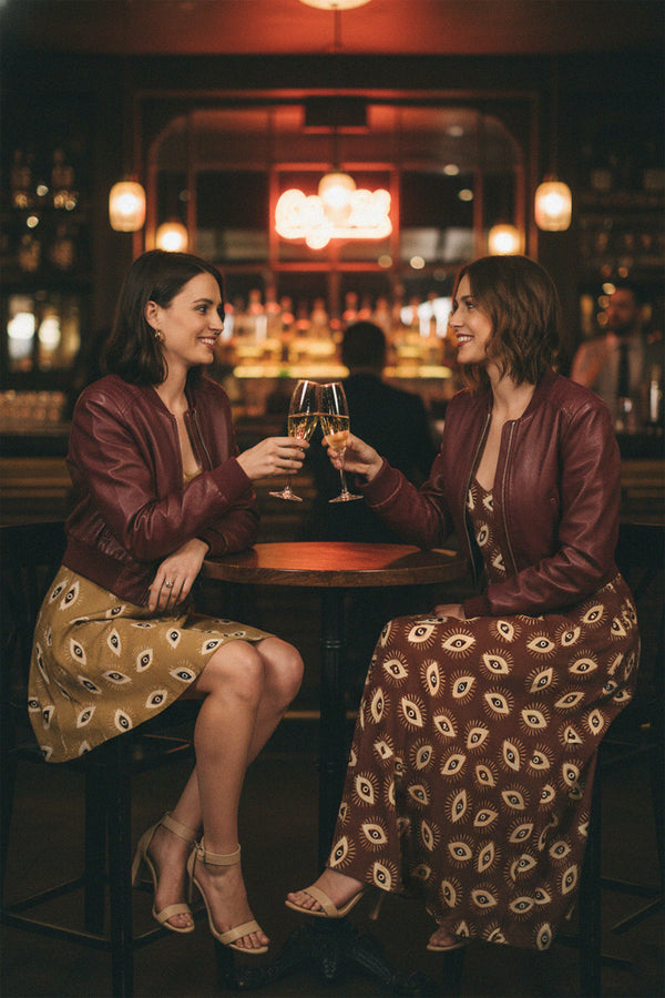 women in short dresses,
western mini dress,
unique mini dresses,
Kyle X Shahida,