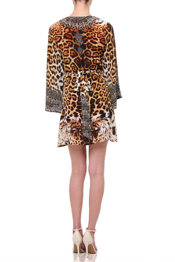 Shahida Parides, animal print short dress, mini animal print dress, mini dress print, short casual dresses