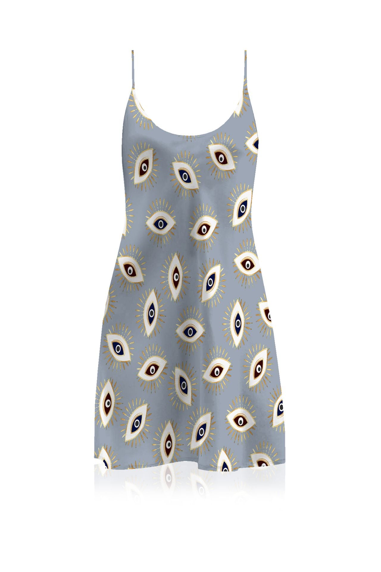  "evil eye dress" "Kyle X Shahida" "western mini dress" "short printed dress"
