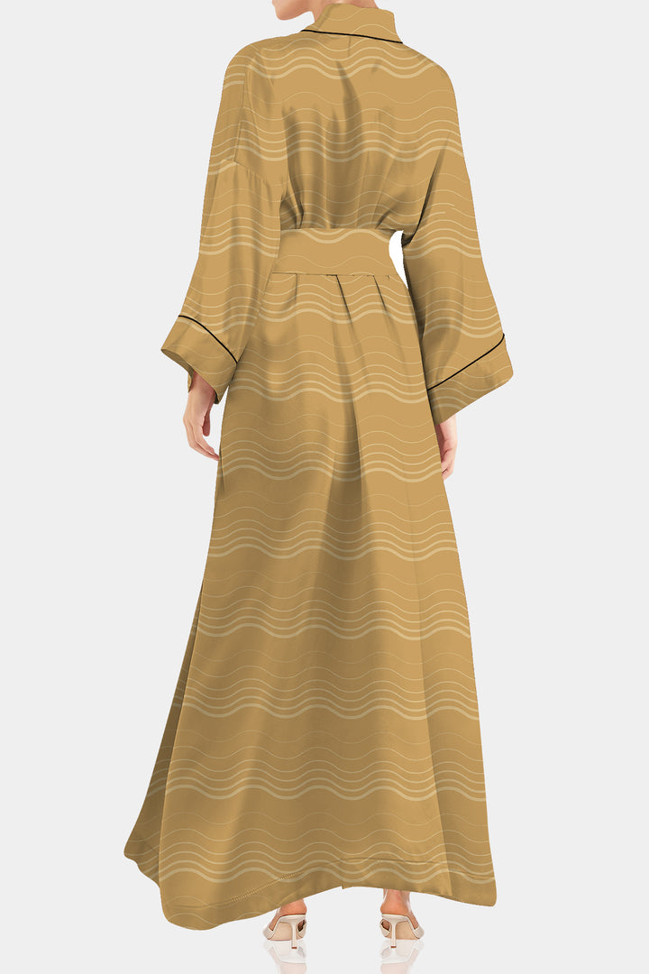 Kyle X Shahida, kimono clothing, long silk robe, designer kimono,