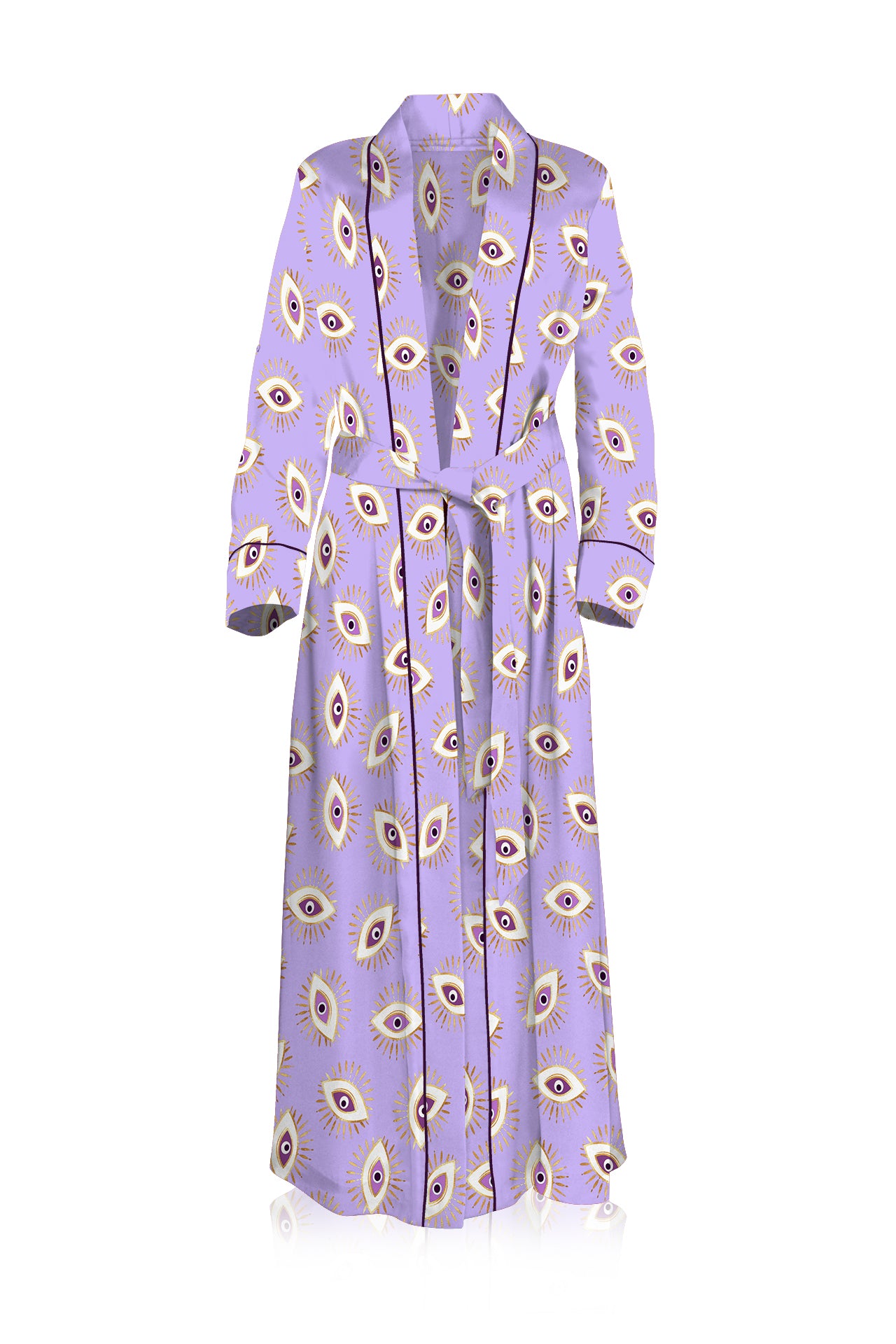"purple silk kimono robe" "womens kimono robes" "Kyle X Shahida" "silk robes and kimonos"