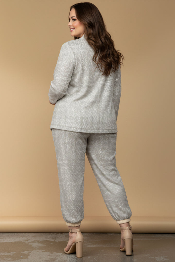 "womens plus size sequin jacket" "silver sequin jacket for women" "sequin blazer jacket" "Kyle X Shahida"