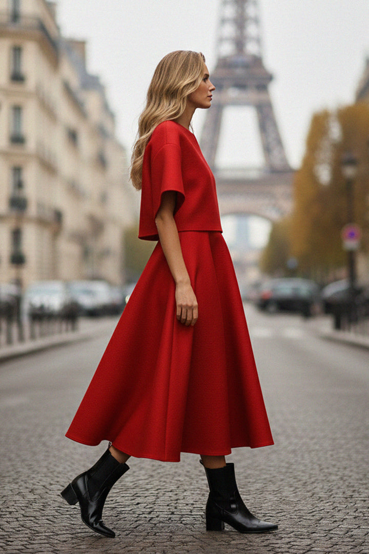 Kyle-X-Shahida, women clothing, polished style, classic bottom, elegant wear, modern wardrobe, feminine piece