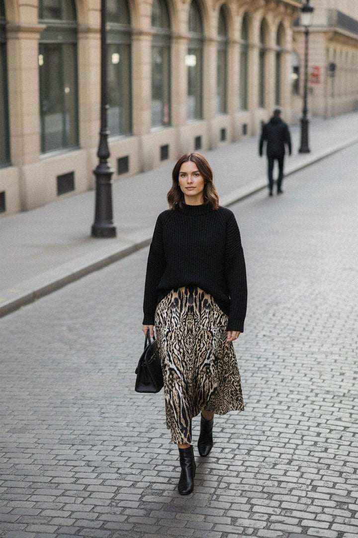 womens skirts midi, mid length skirts for women, silk midi skirt, Shahida Parides,