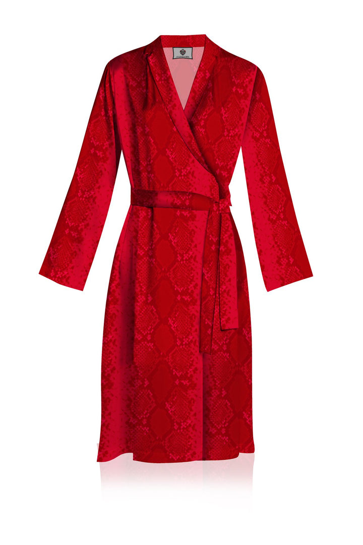 vegan silk midi, eco friendly dress, blood stone clothing, womens wrap design, shahida richards, sustainable fashion