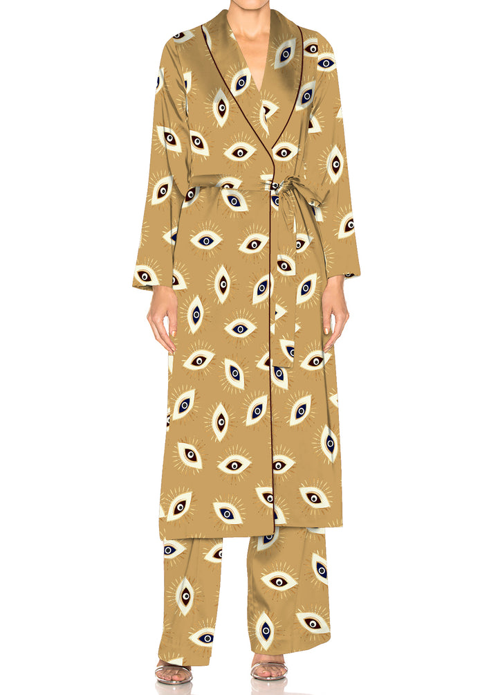 womens loungewear set, Kyle X Shahida, sexy lounge set, pajamas with matching robe,