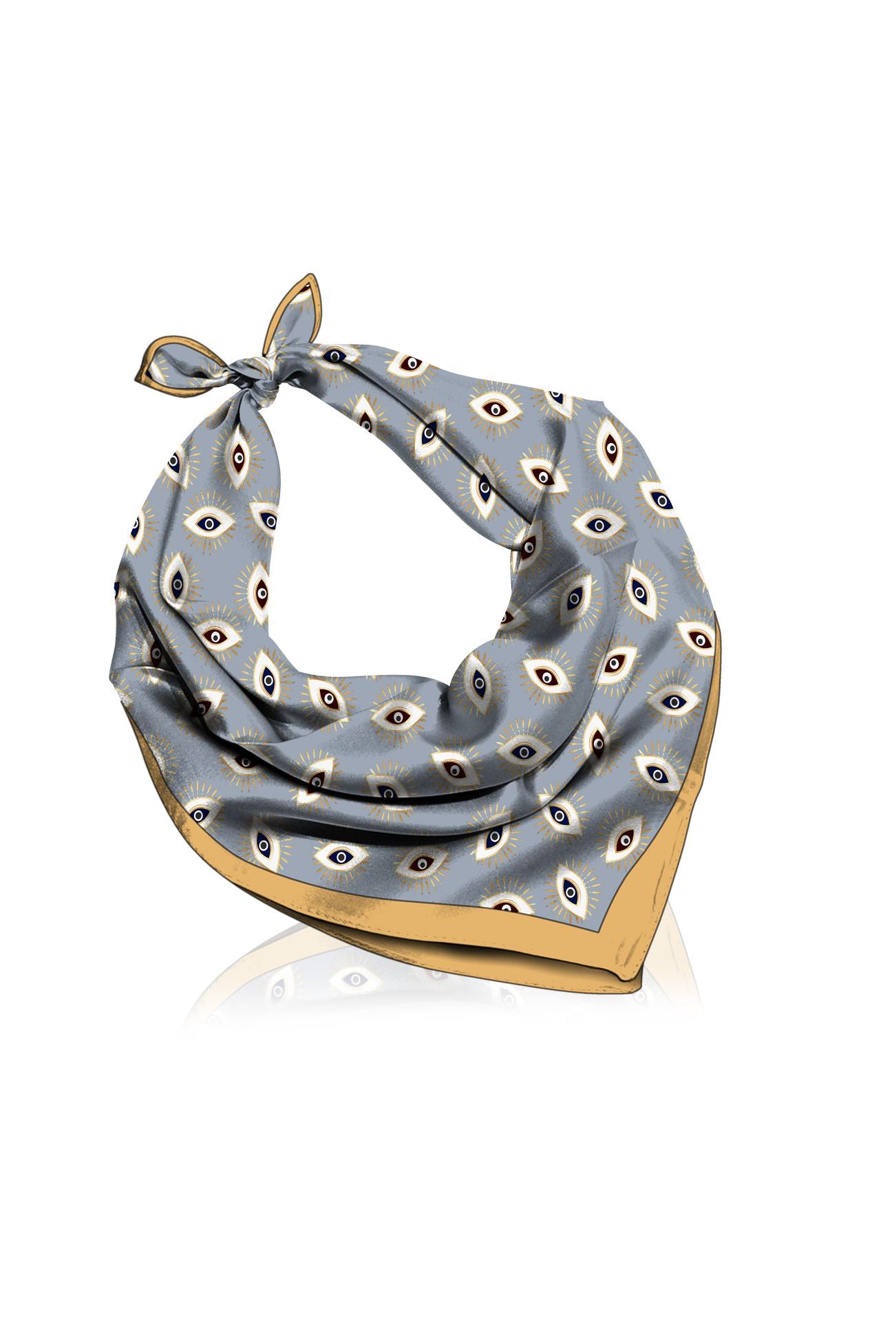 "Kyle X Shahida" "grey scarf for women" "designer scarves for women" "best luxury silk scarves"