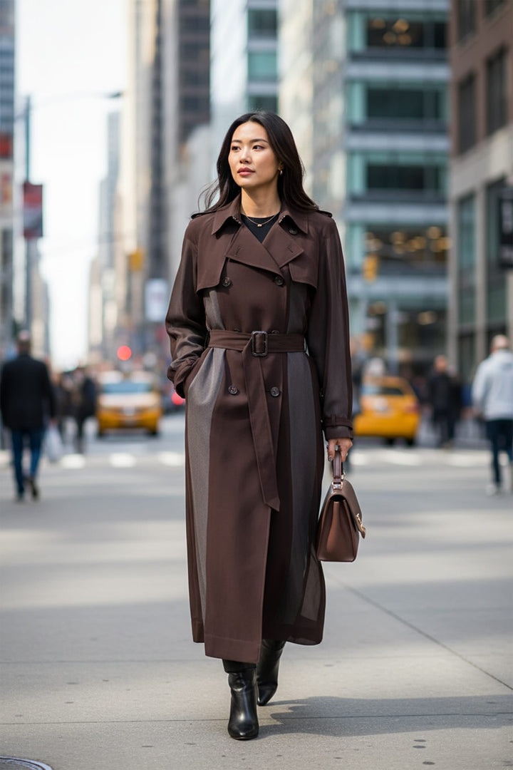 designer maxi coat,
formal long coat,
trench coat outfit ideas,
Shahida Parides,