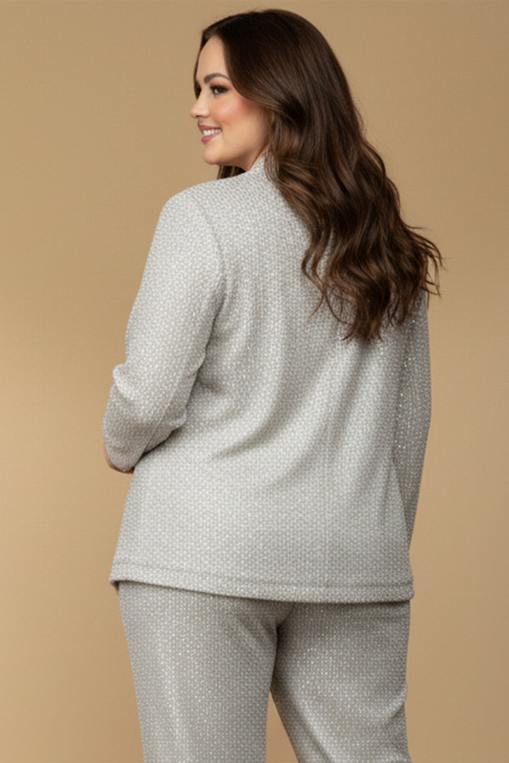 "silver sequin blazer" "Kyle X Shahida" "plus size sequin jacket" "sequin jacket women" "sequence jackets for women"