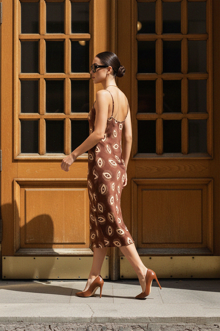 cami slip dress midi, cami midi slip dress, cami midi dress, Kyle X Shahida,