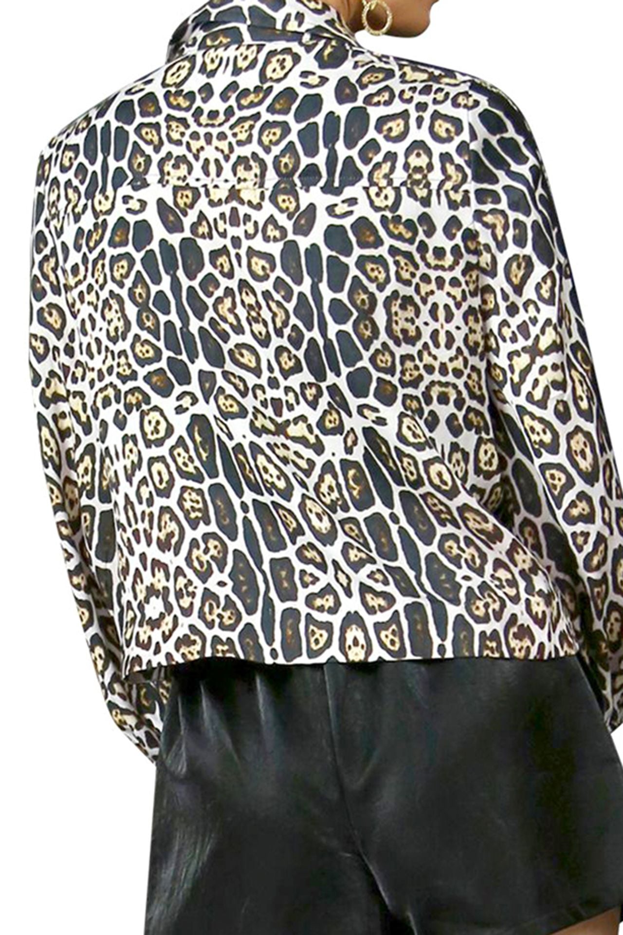 Leopard Print Short Jacket