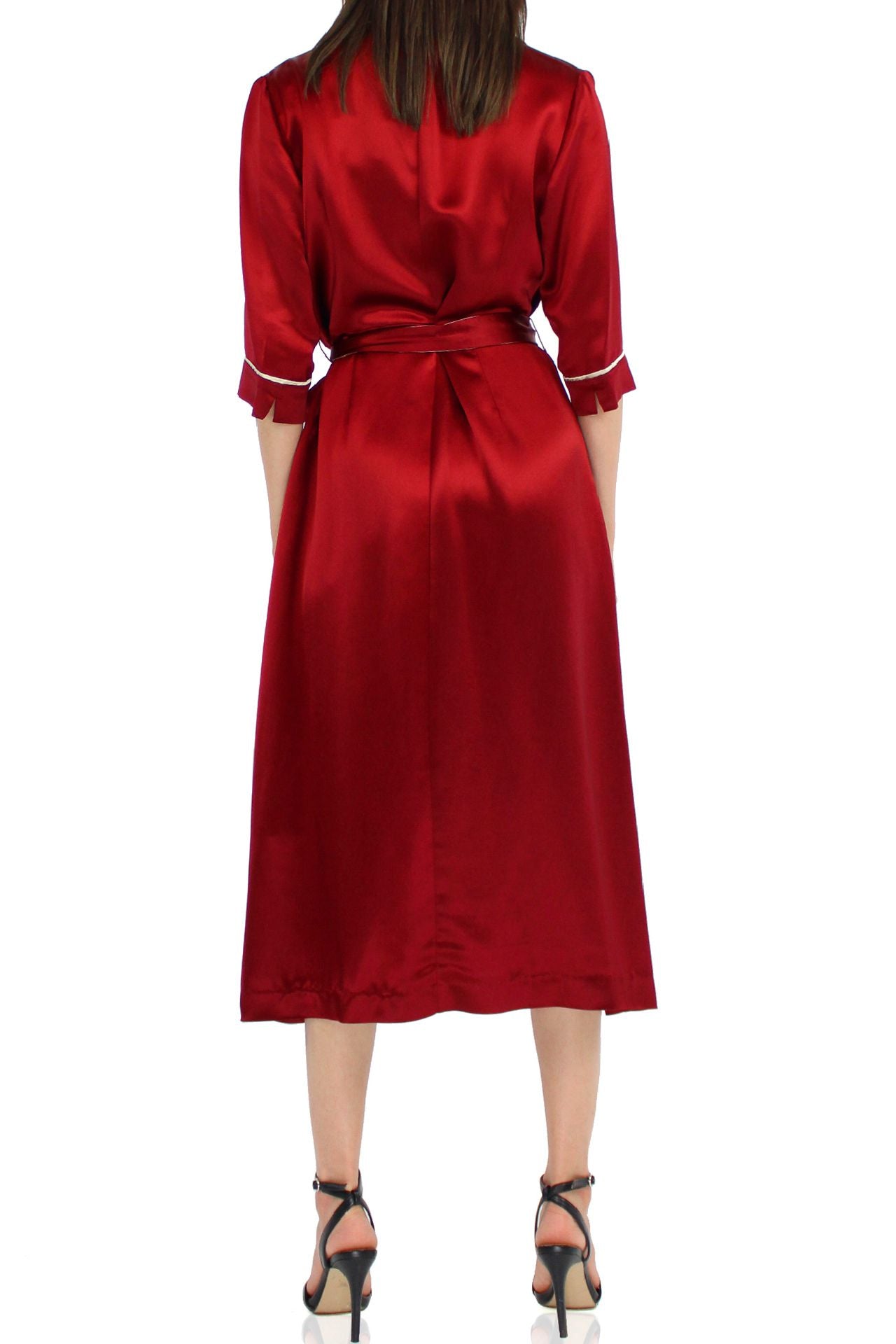 Designer-Belted-Robe-Dress-In-Red-By-Kyle-Richard