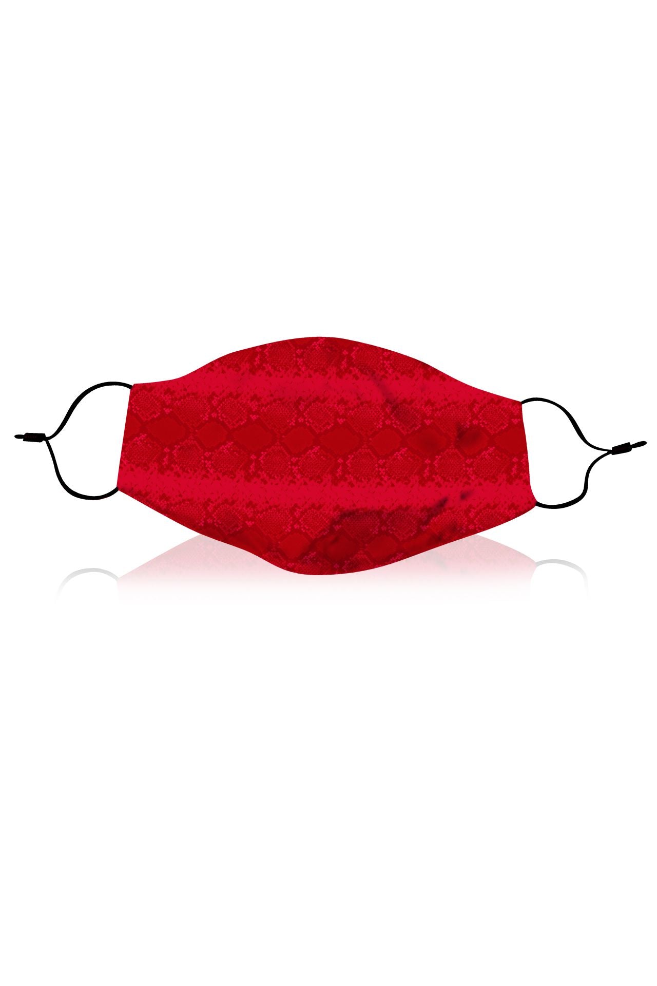 Biodegradable Fabrics Cupro Face Mask in Blood Stone