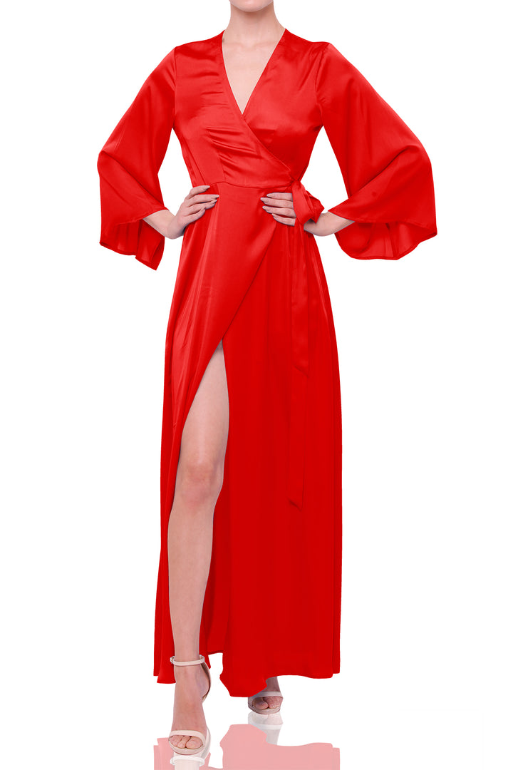 lava silk dress Silk Dress with Cape