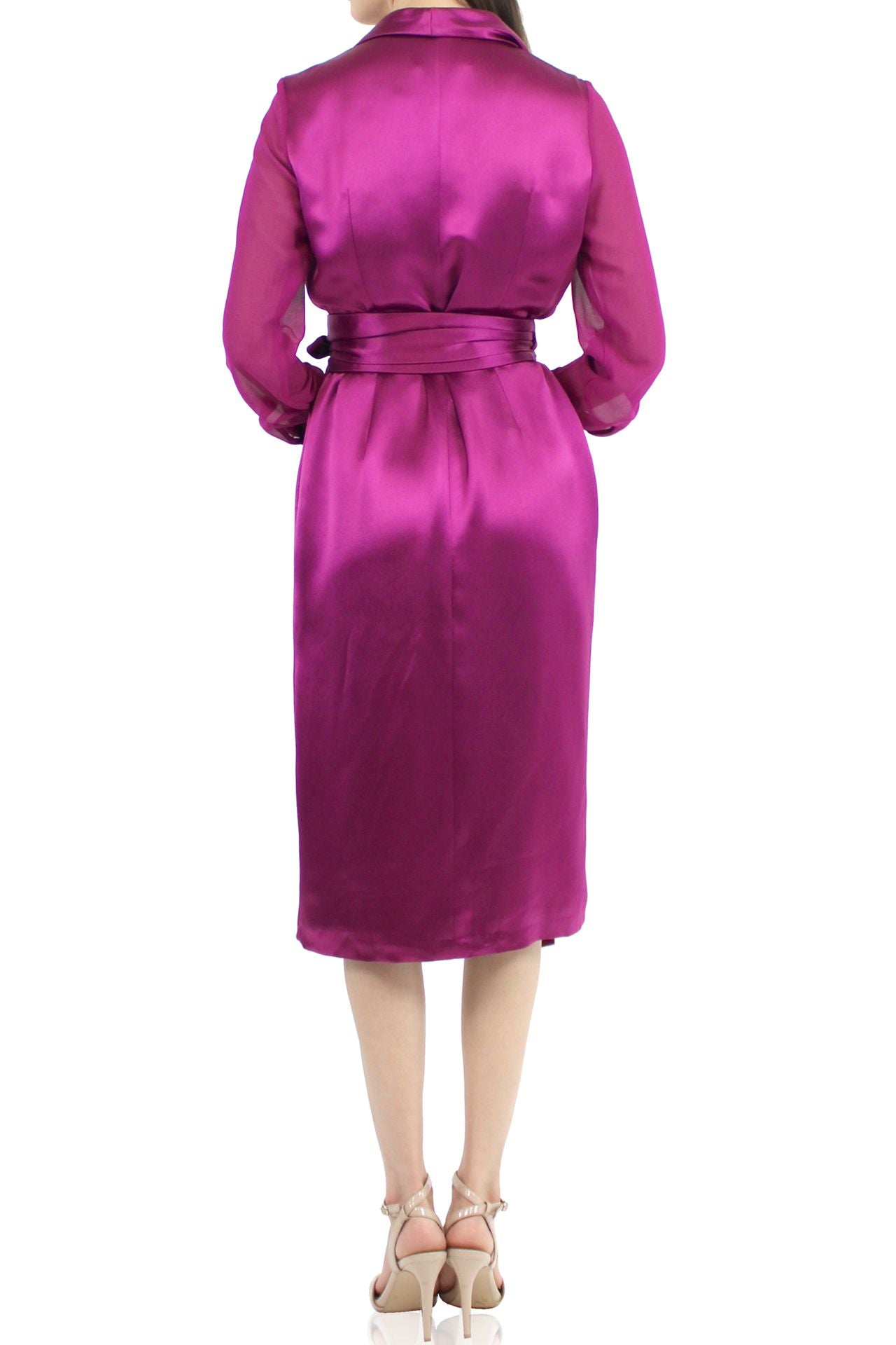 Designer-Midi-Robe-Dress-In-Purple-By-Kyle-Richard