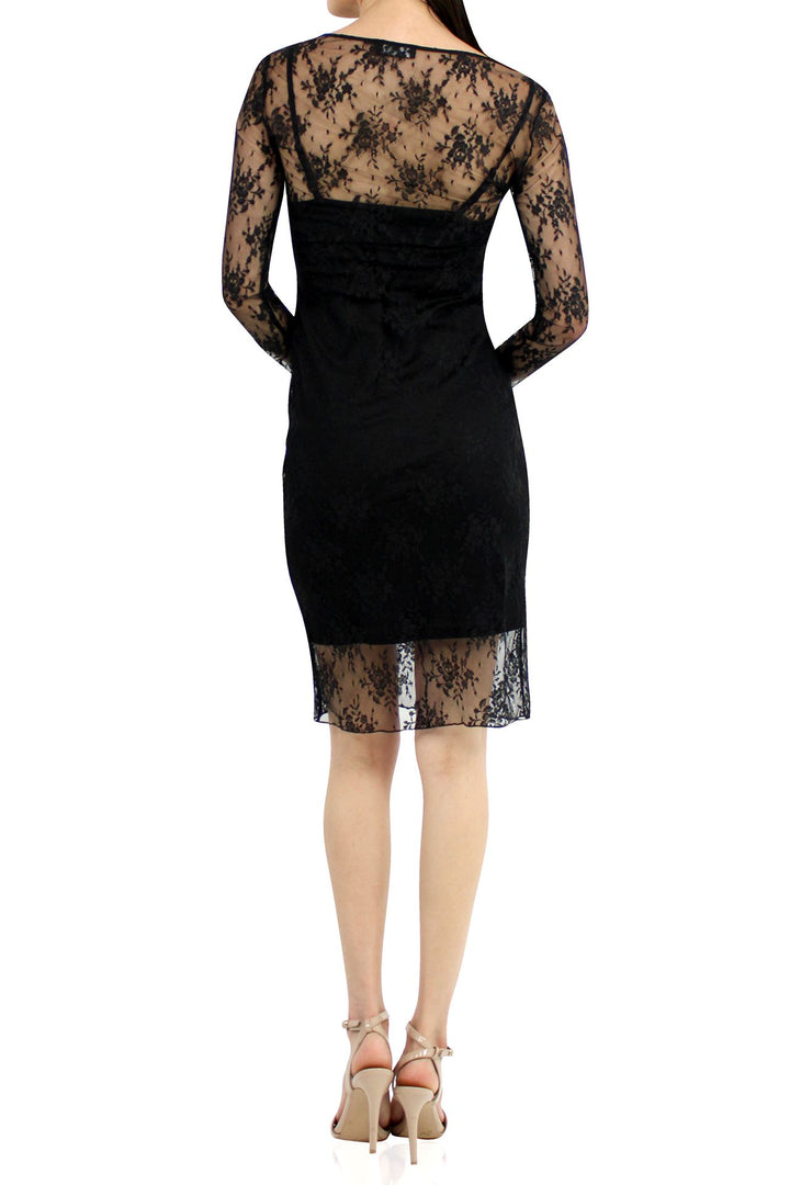 Designer-Mini-Dress-In-Black-By-Kyle-Richards