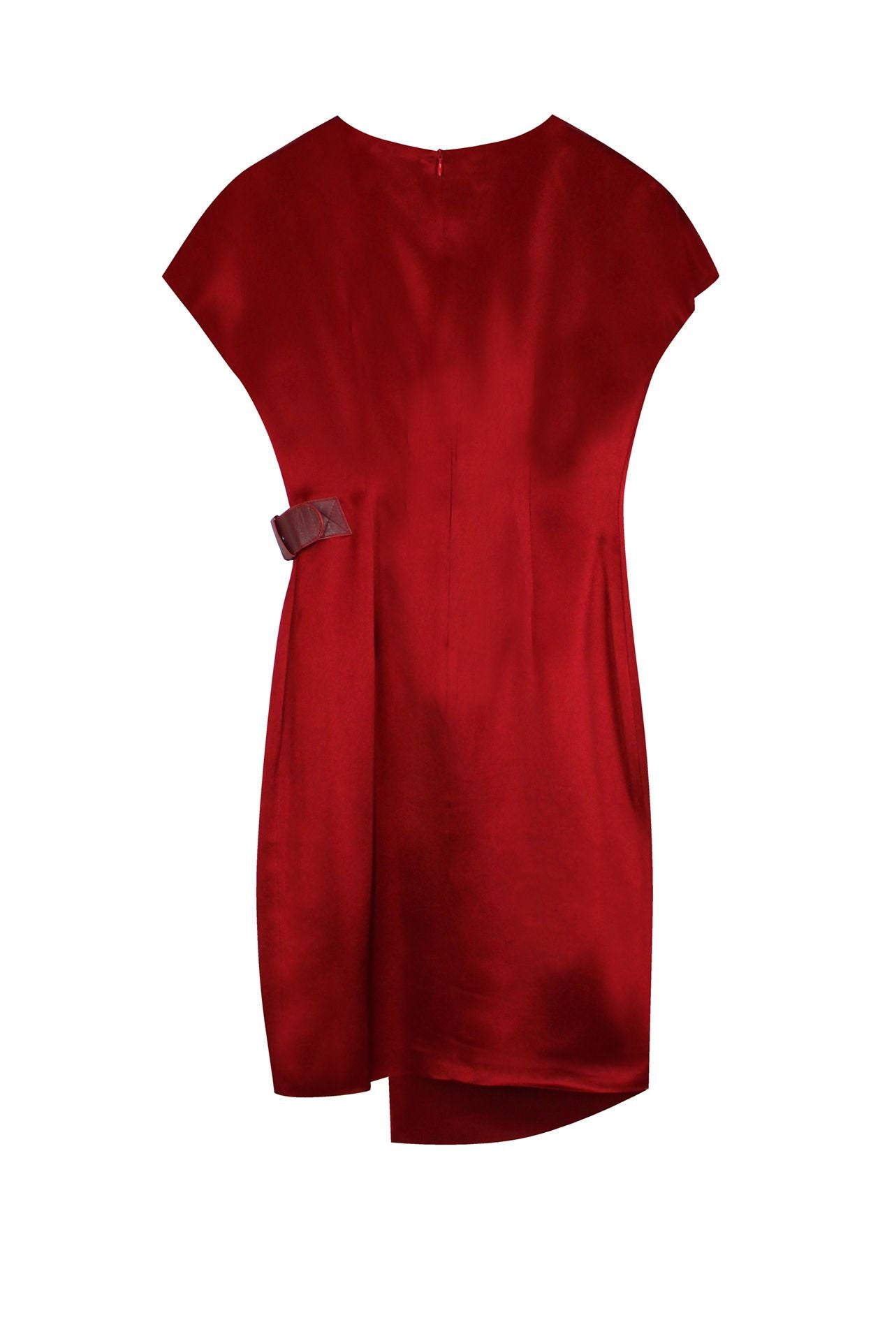 Designer-Mini-Robe-Dress-In-Red-By-Kyle-Richard