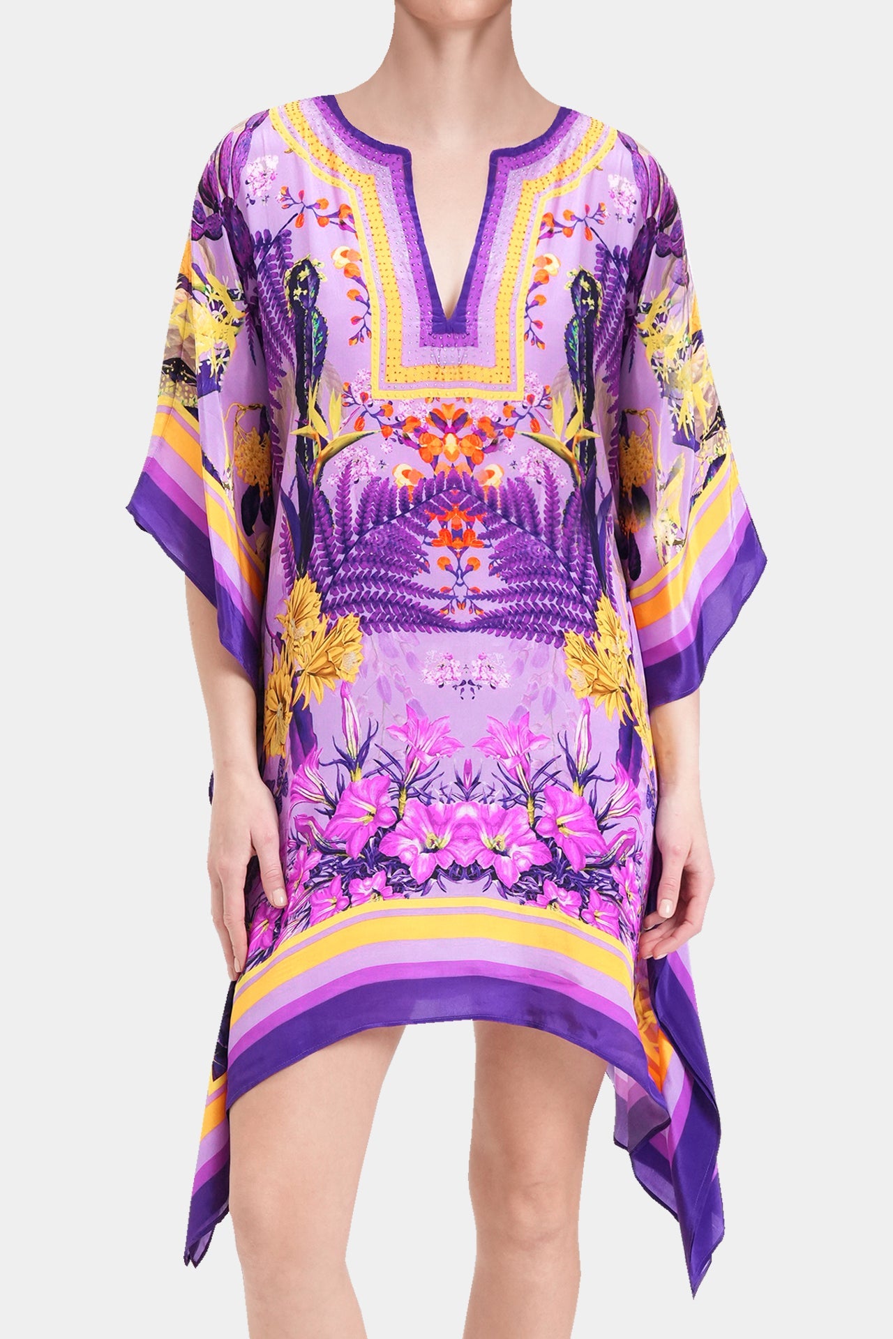 Short Kaftan Dress for Women 2XL
