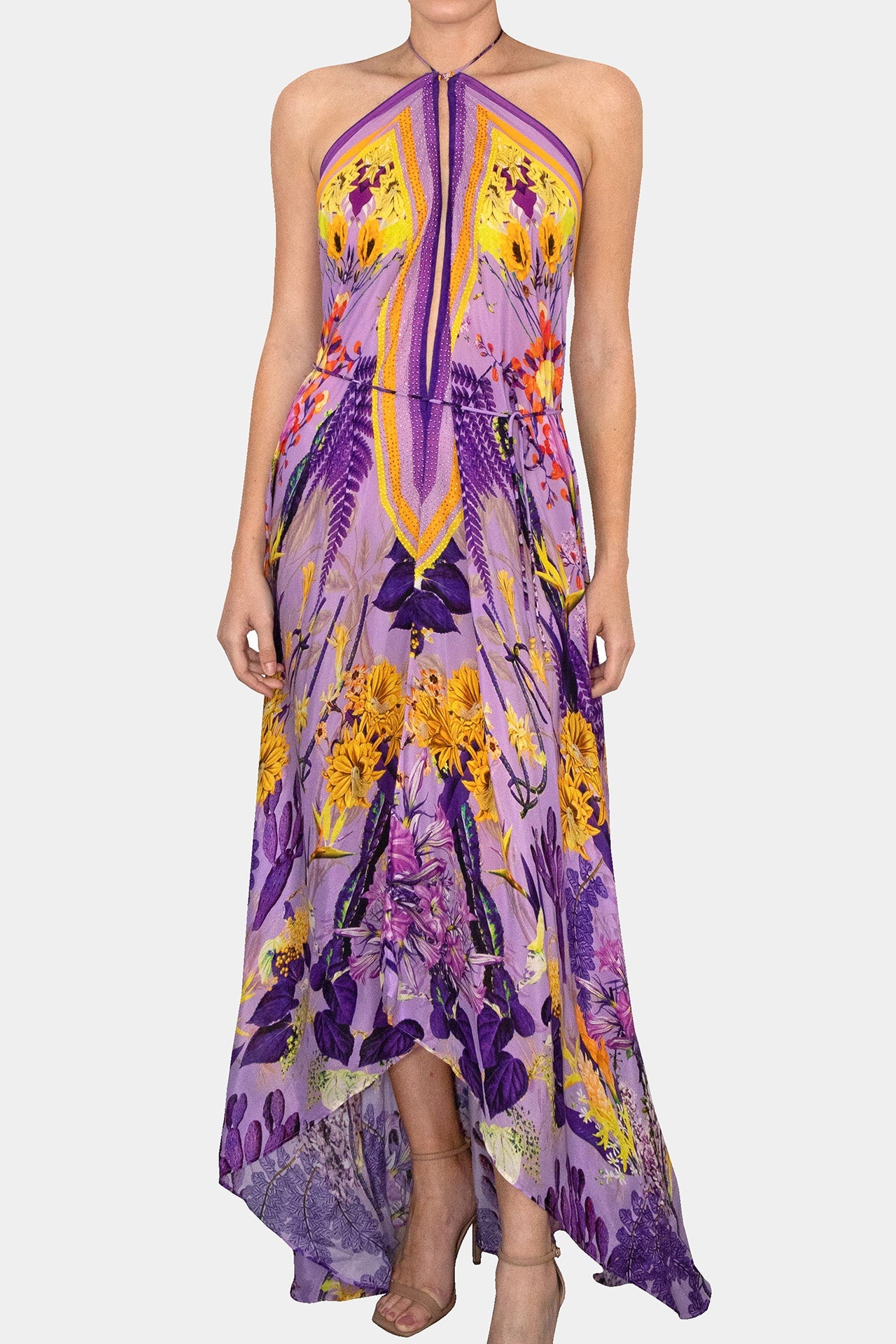 Purple Silk dress