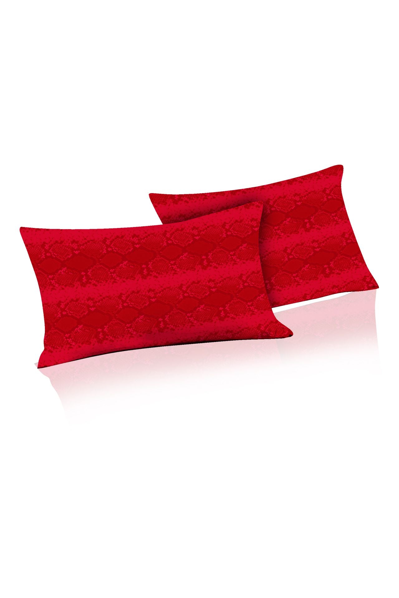 Red Pillow Cover Made With Cupro