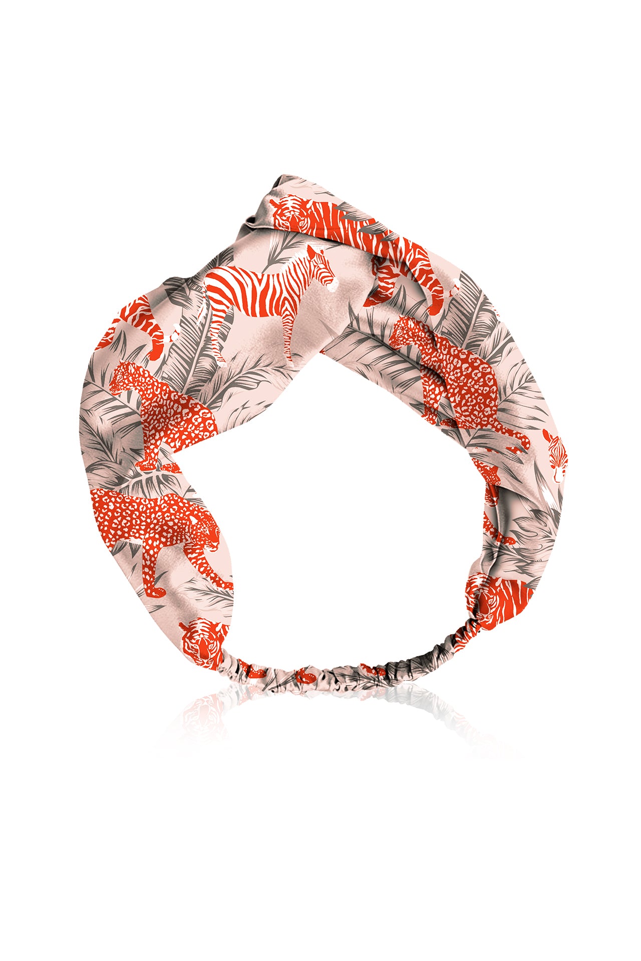 Zebra Print Headband & Headwrap in Orange