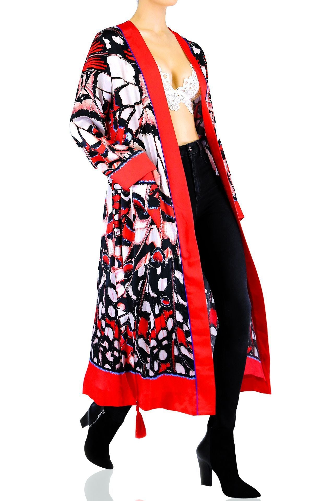 Designer Robes & Duster : Designer Printed Robes { Long Silk Robe ...