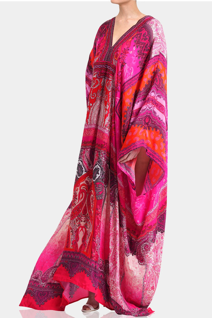 designer beach dress Sea Level | Sunset Short Dress Pink