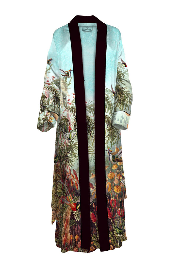 nature print, designer robe, boho resort style, island fashion, kyle richards line, shahida-kyle-richards, boutique womenswear