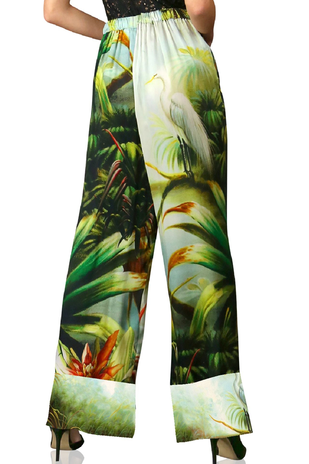 As Seen on Dorinda Medley Full Sleeve Nature Print Pajama Set