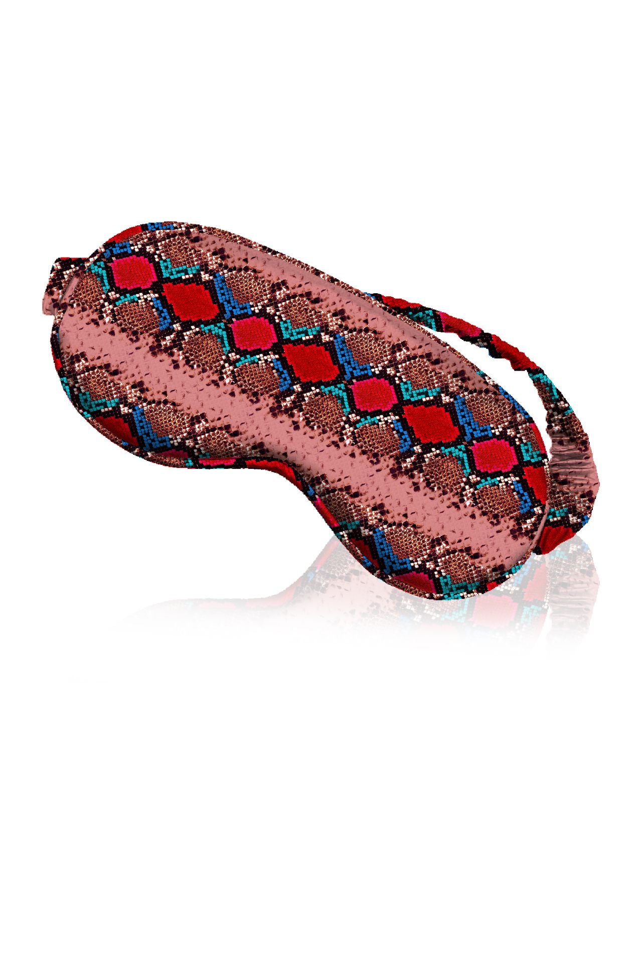 Luxury Eye Mask Made With Cupro Sustainable In Blood Stone