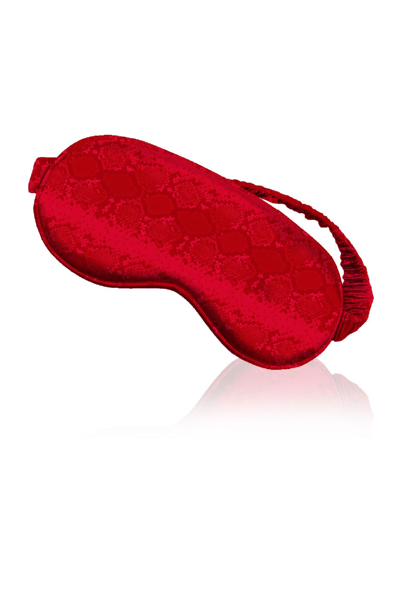 Made With Cupro Sustainable Eye Mask  In Blood Stone