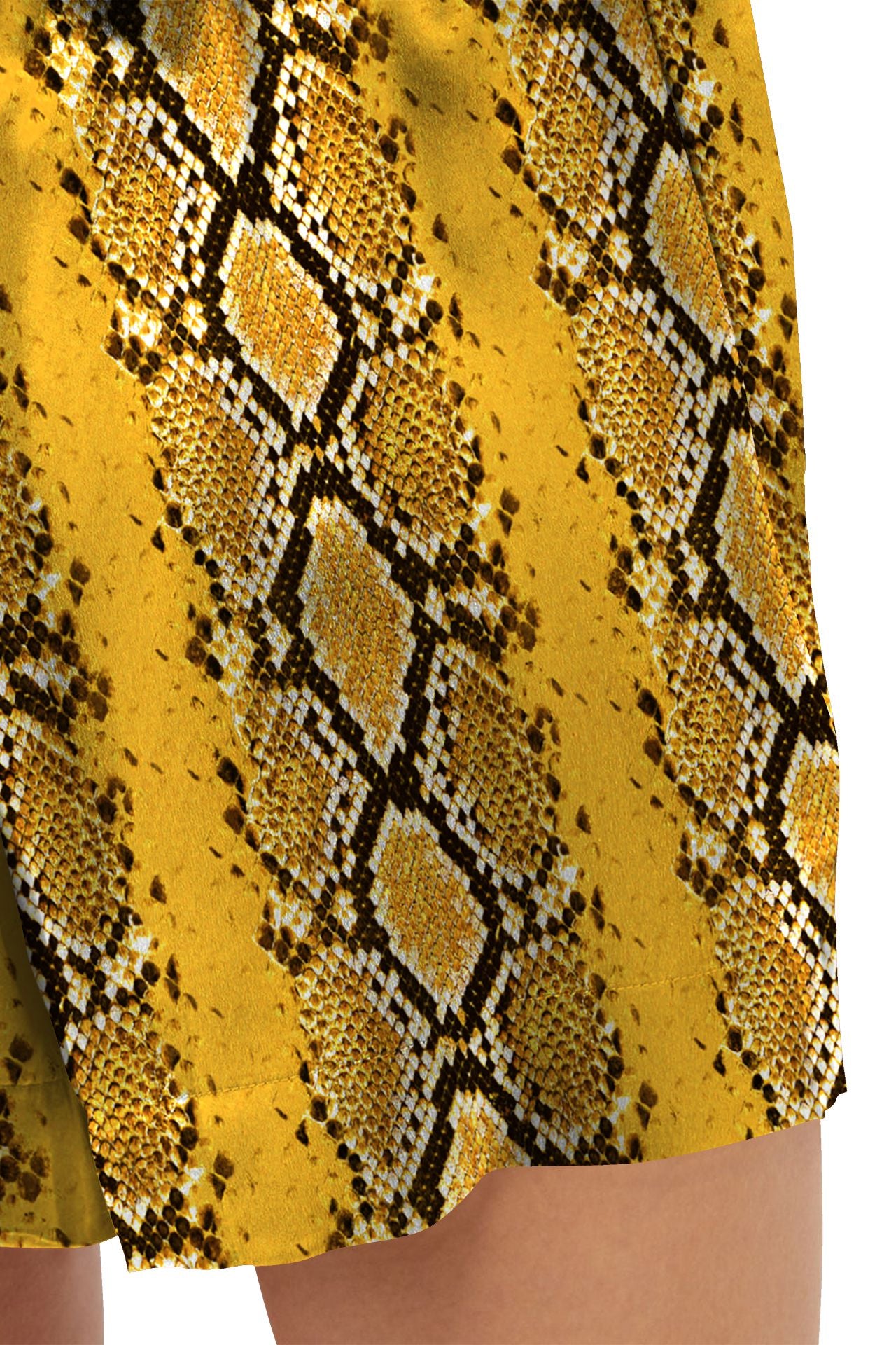 Golden Cob Shorts Made With Cupro Vegan Silk