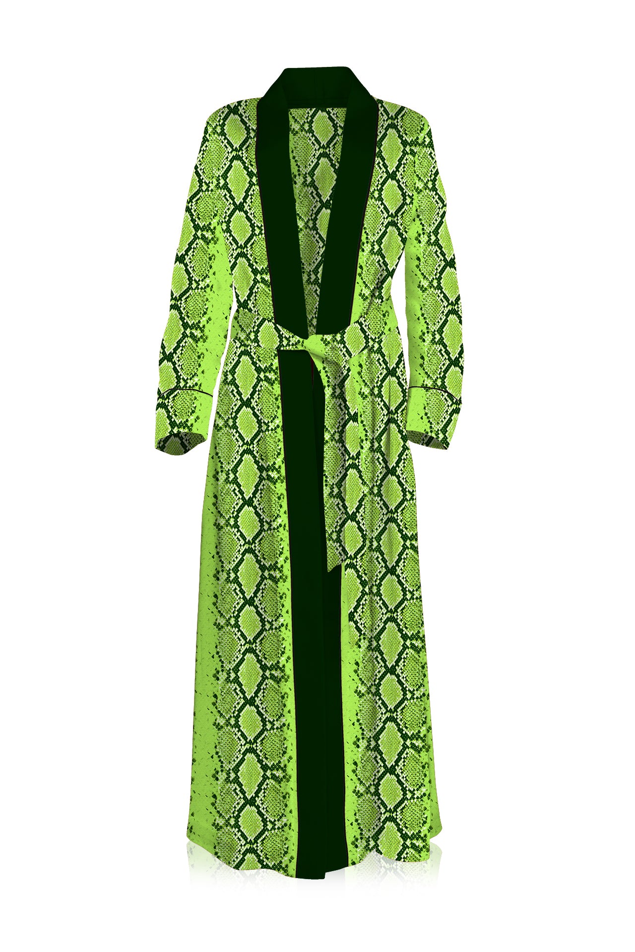 "neon green kimono" "snake print kimono" "beautiful kimono" "Kyle X Shahida"