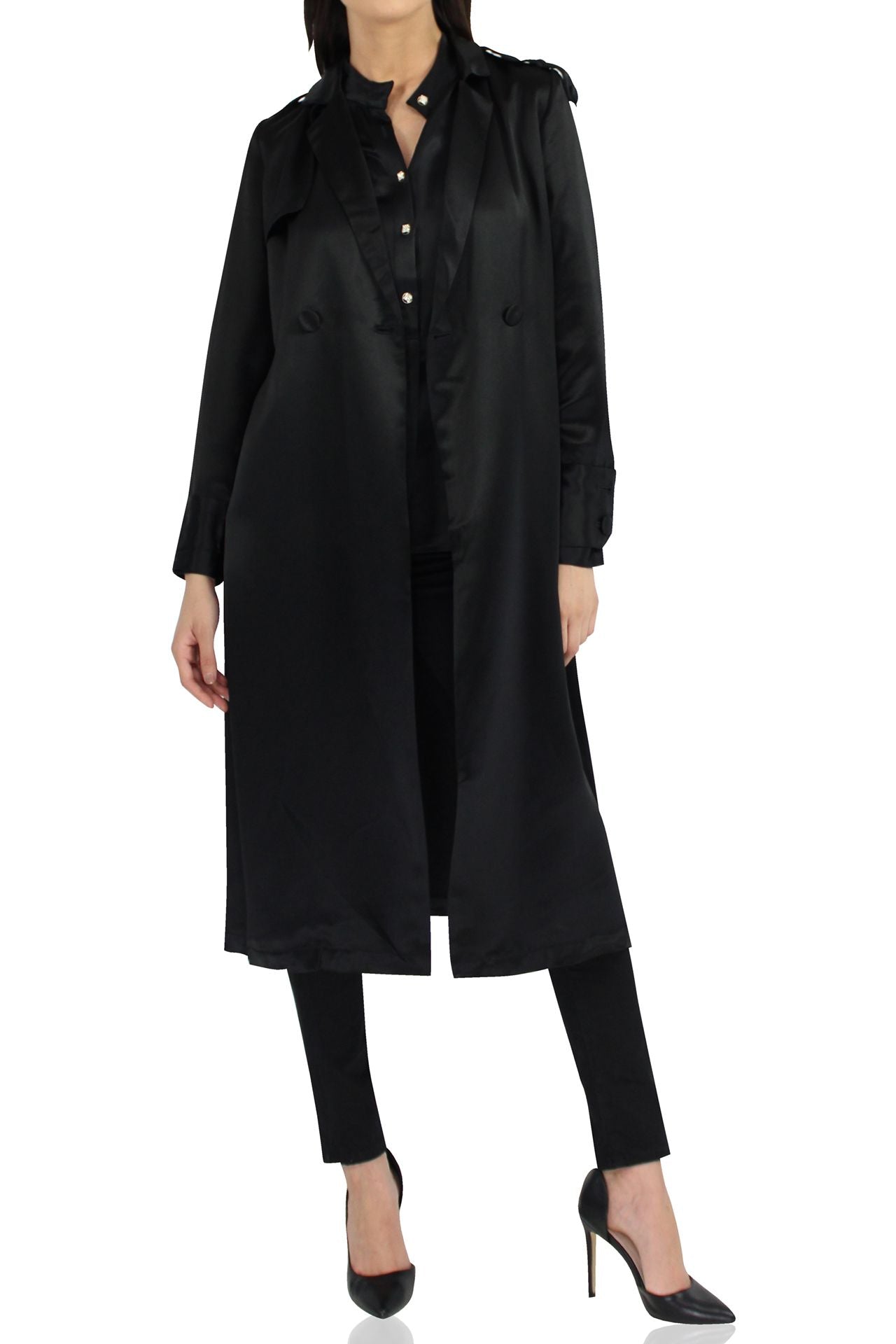 Satin-Trench-Coat-In-Black-By-Kyle-Richard.