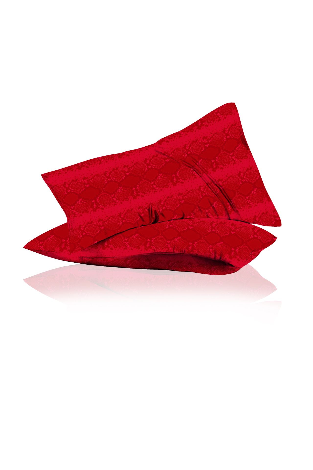 Red Pillow Cover Made With Cupro