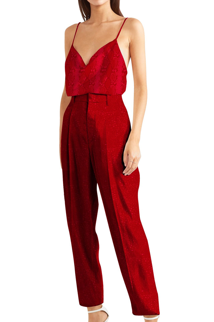 vegan silk, solid blood stone, cami top, Kyle Richards, sustainable, cupro fabric, womens fashion, designer top, stylish, luxury, eco friendly