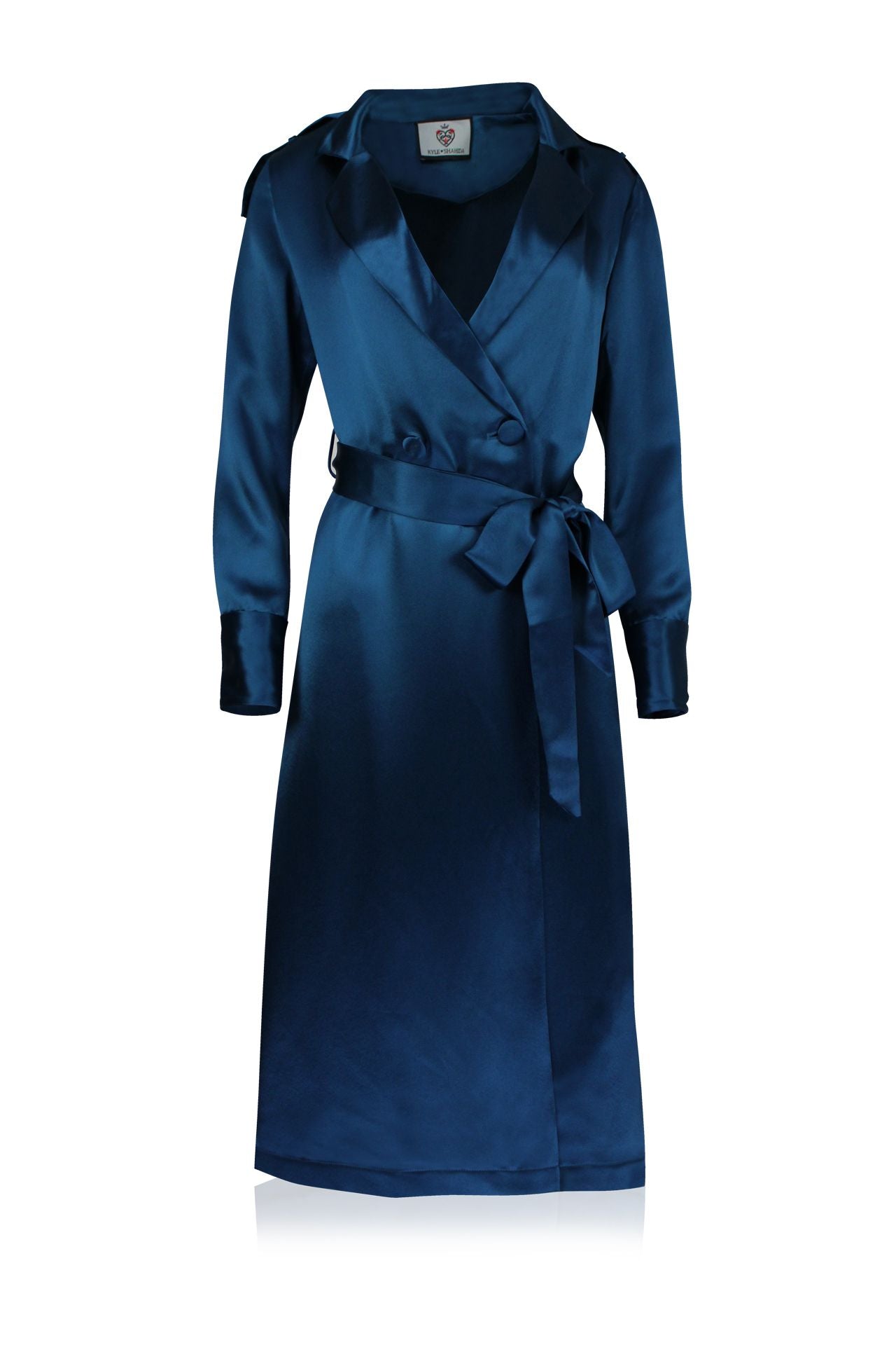 Women Trench Coat In Blue